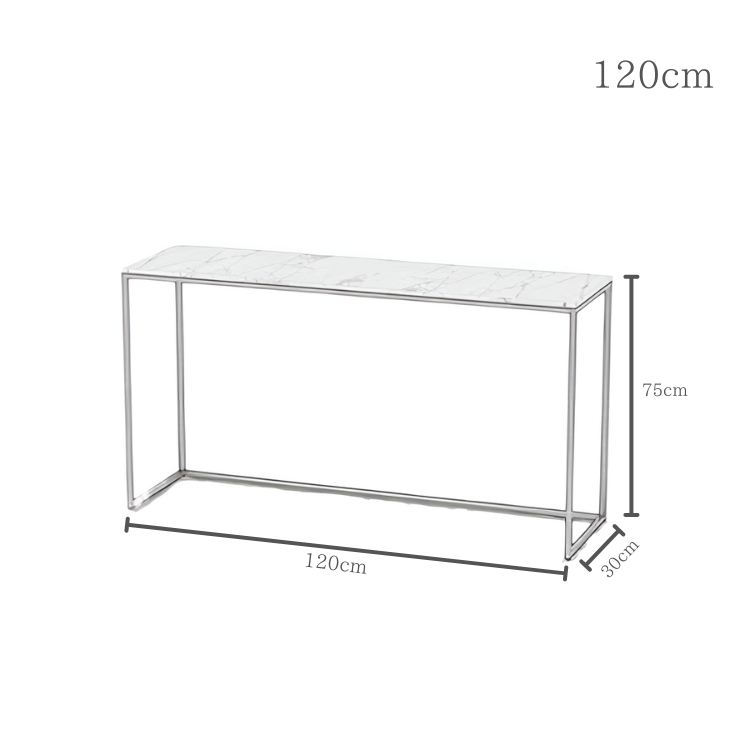 シンプルモダンゴールドコンソールテーブル