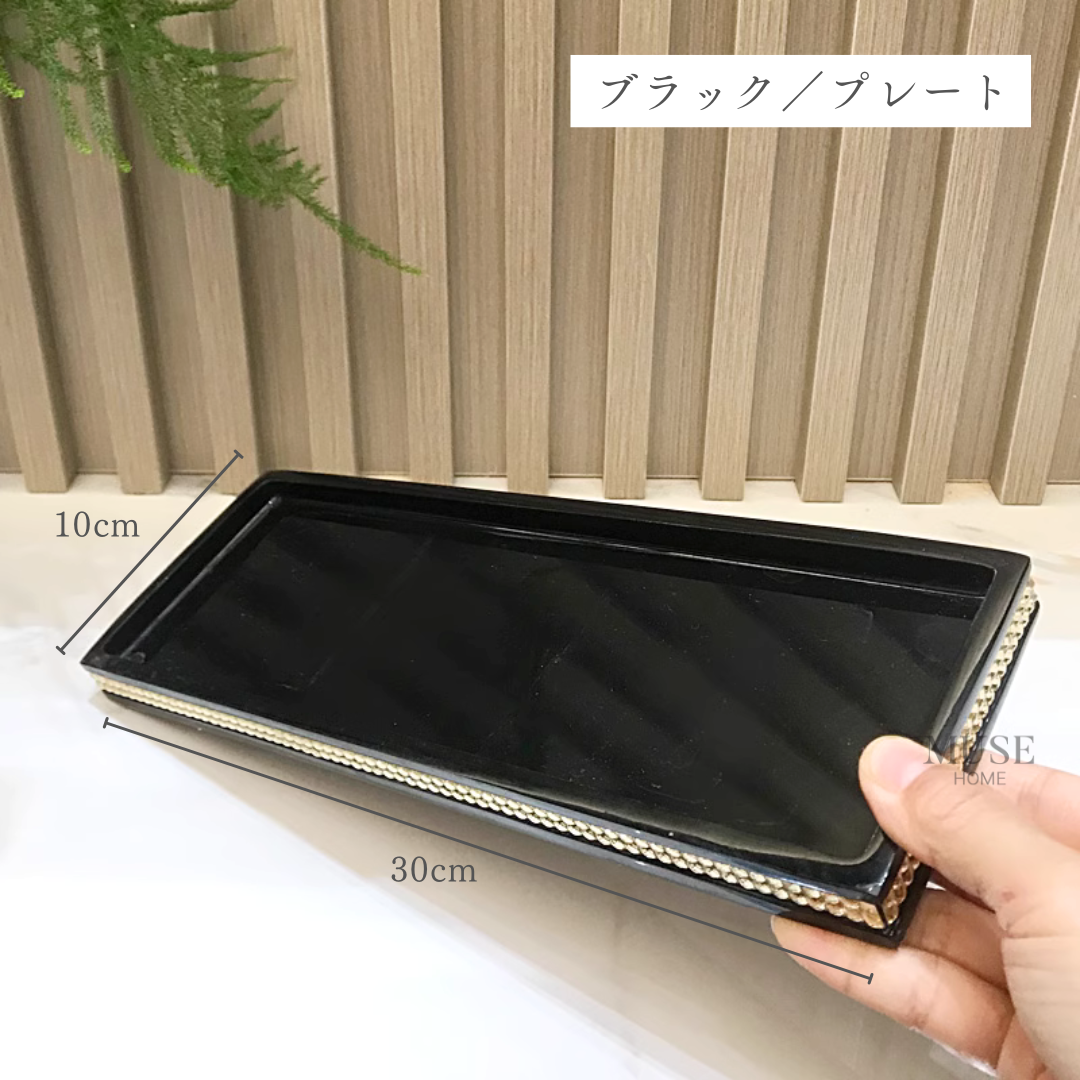 ビジューソープディスペンサー&プレート