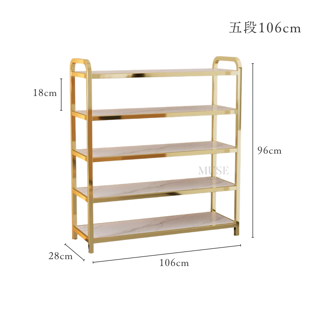 ロイヤルゴールドステップシューズラック