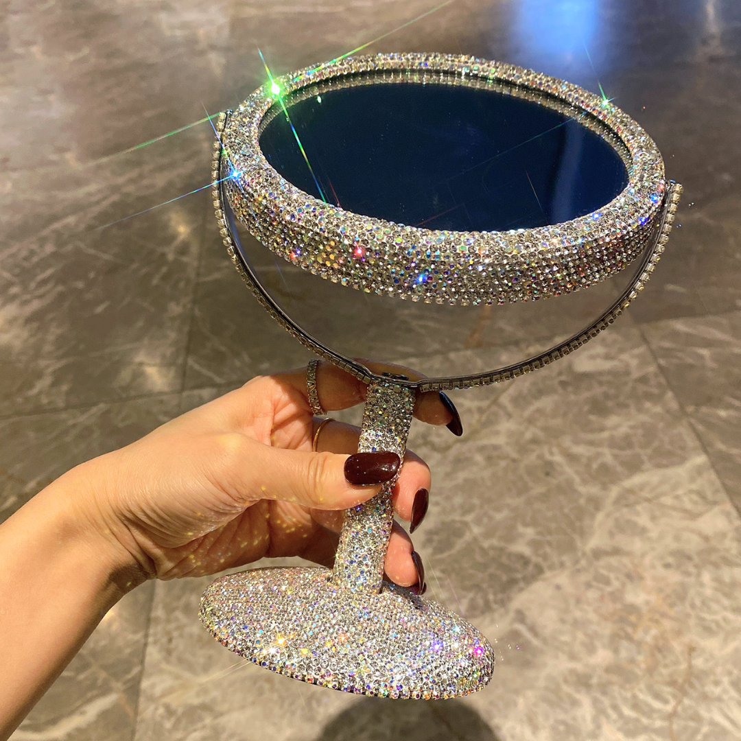 クリスタルジュエルスタンドミラー