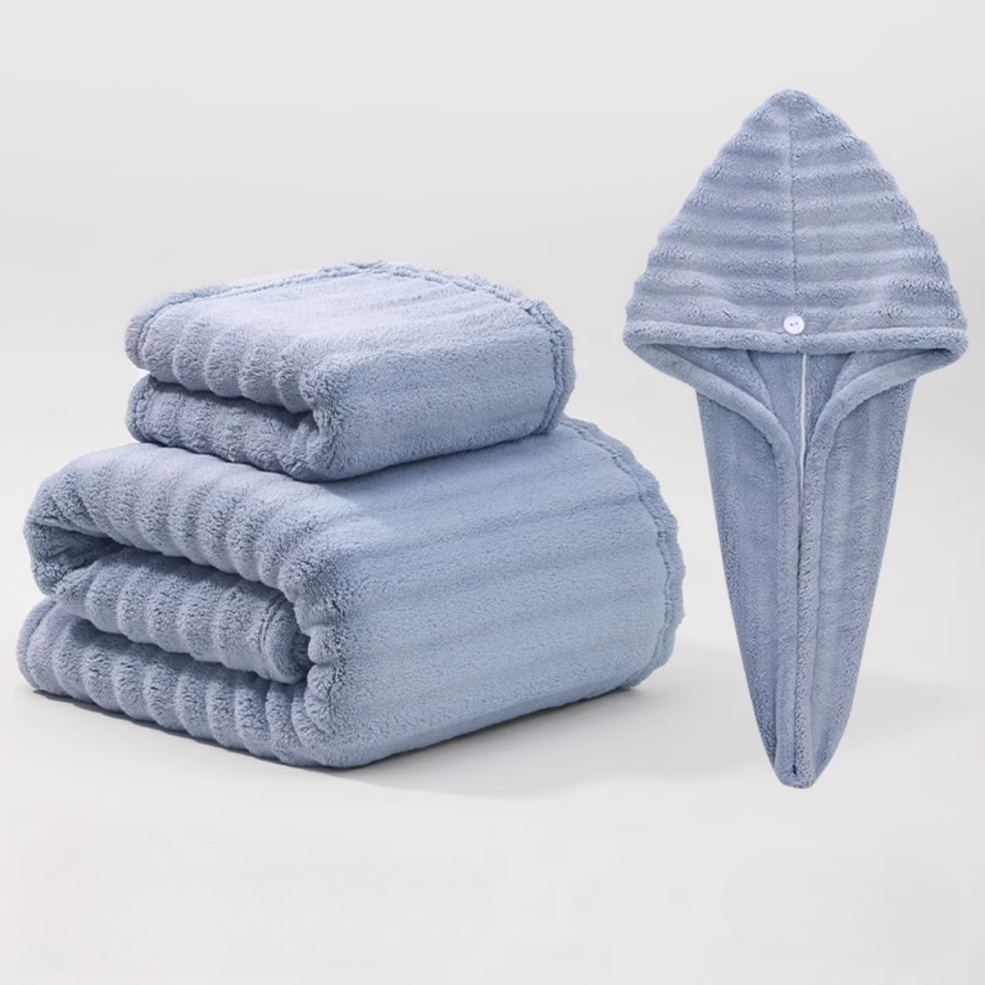 ラグジュアリーウォームバスタオルセット