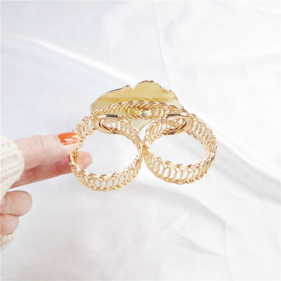 イチョウリーフゴールドカーテンバックル