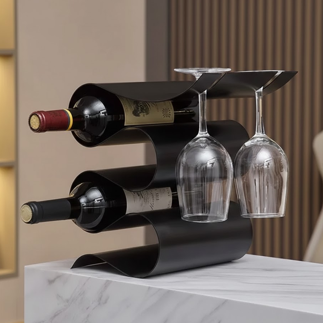 ウェーブラインリッチワインラック