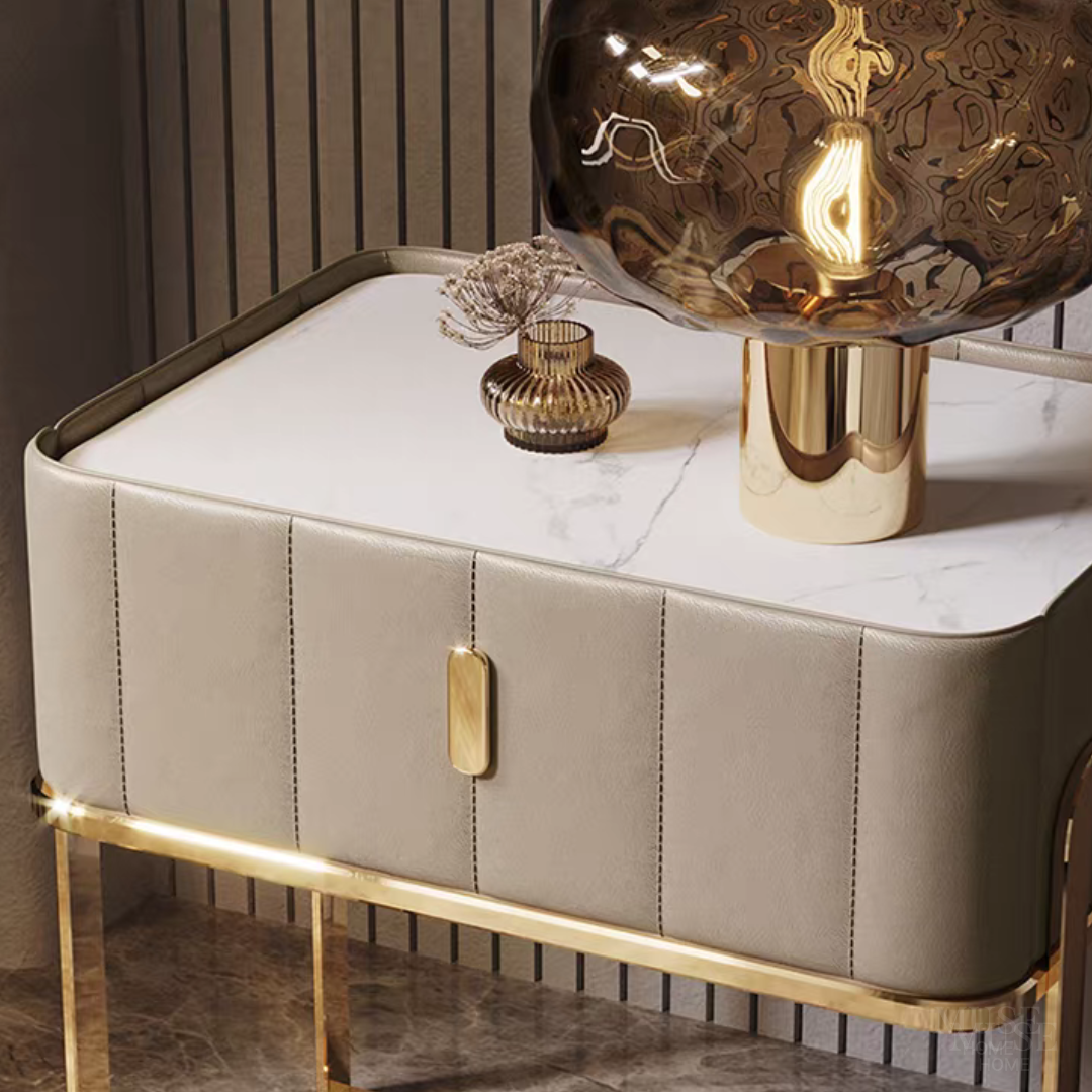 エレガントサイドキャビネットテーブル