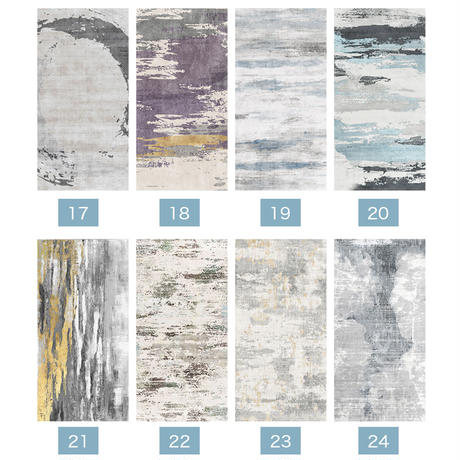 シンプルモダンベッドサイドラグ【60cm×160cm】