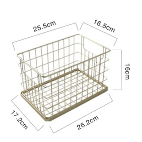 ゴールドメタルバスケット(底なしタイプ)