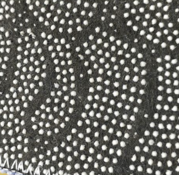 グレー ゴールドシェイプ玄関マット