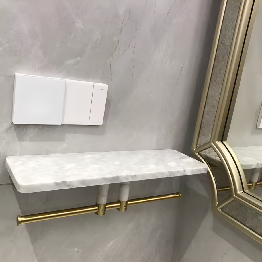 大理石ゴールドブラスマルチラック