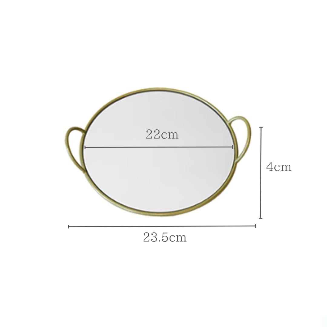 ゴールドミラートレイ
