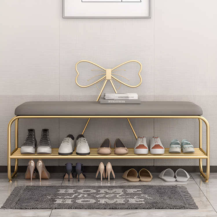 エレガントリボンシューズスツール