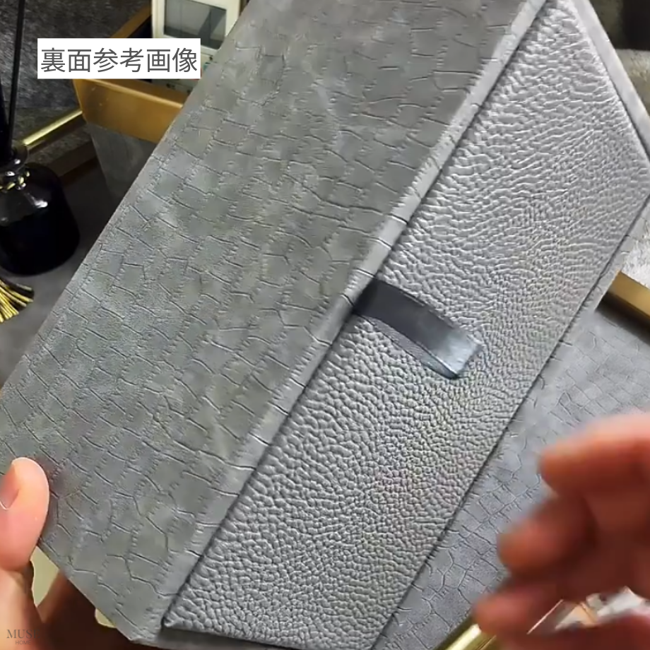 ハイエンドフェイクレザーティッシュケース