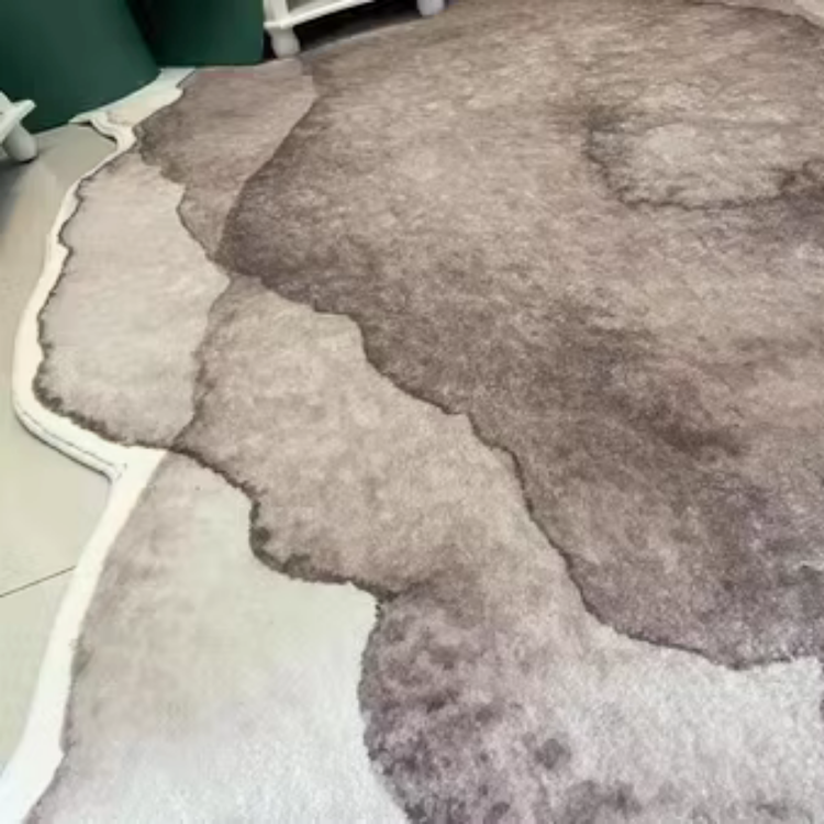 モダンインクペインティングラグ