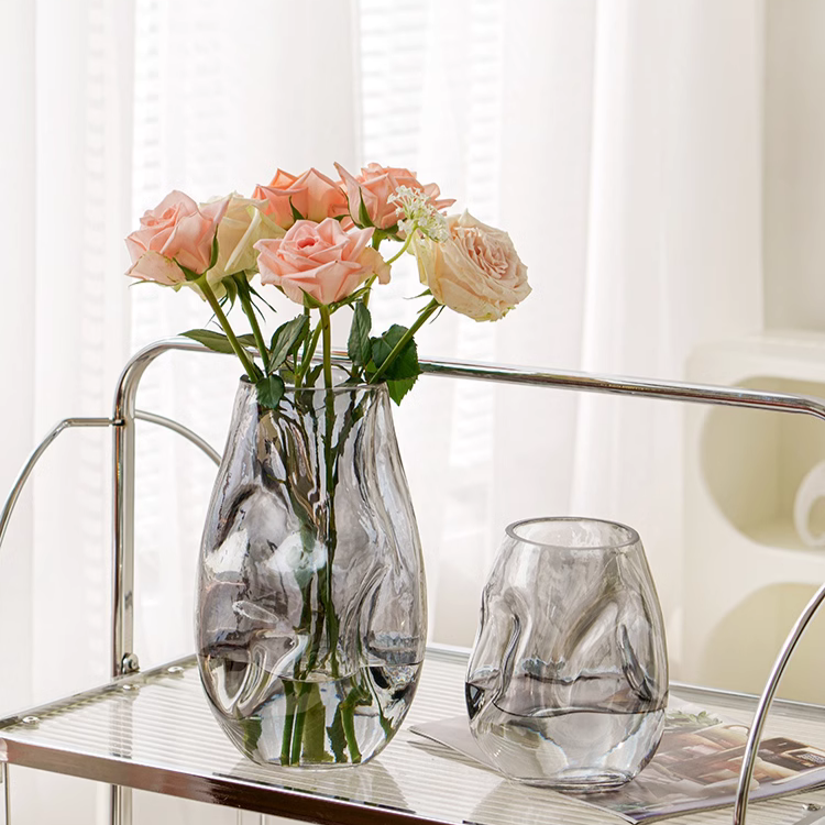 ハイエンドガラスフラワーベース