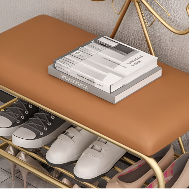 エレガントリボンシューズスツール