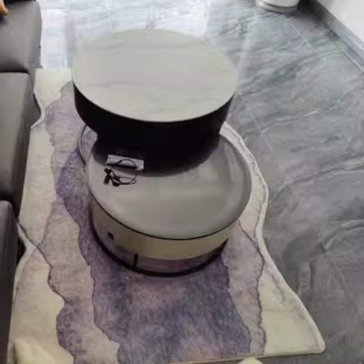 モダンインクペインティングラグ