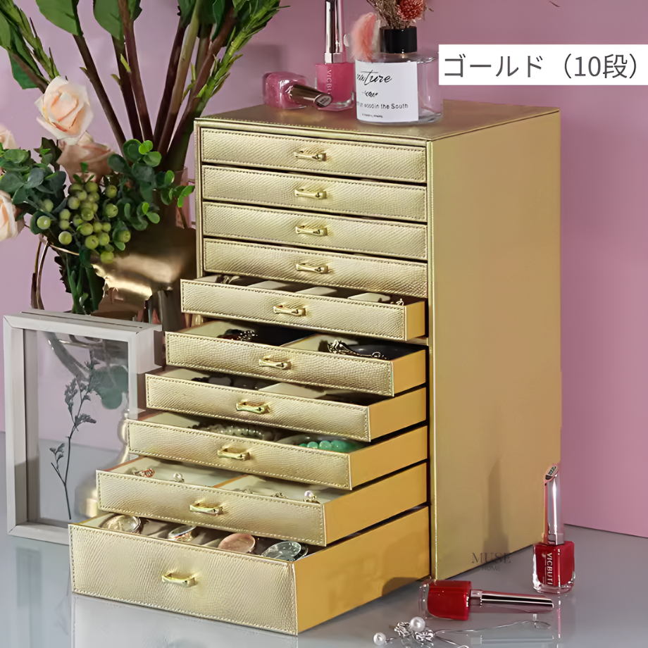 エレガンスリッチパールジュエリーボックス