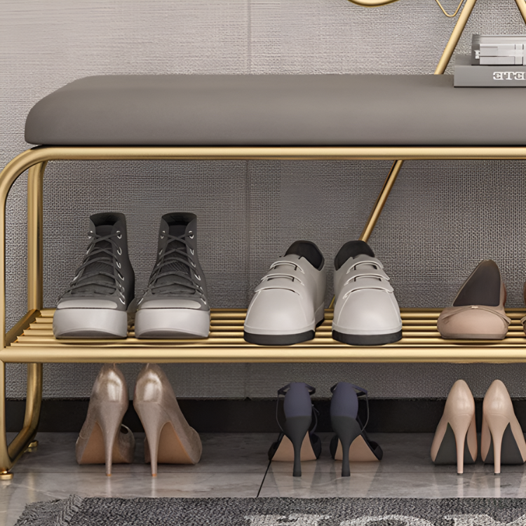 エレガントリボンシューズスツール