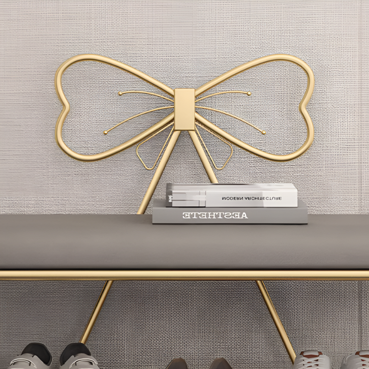 エレガントリボンシューズスツール