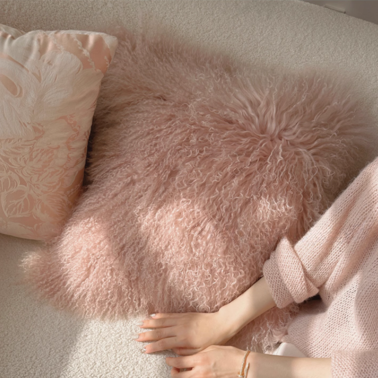 ゴージャスローズピンククッションカバー