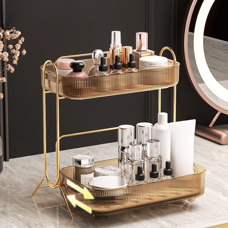 リッチクリアブラウン収納ラック