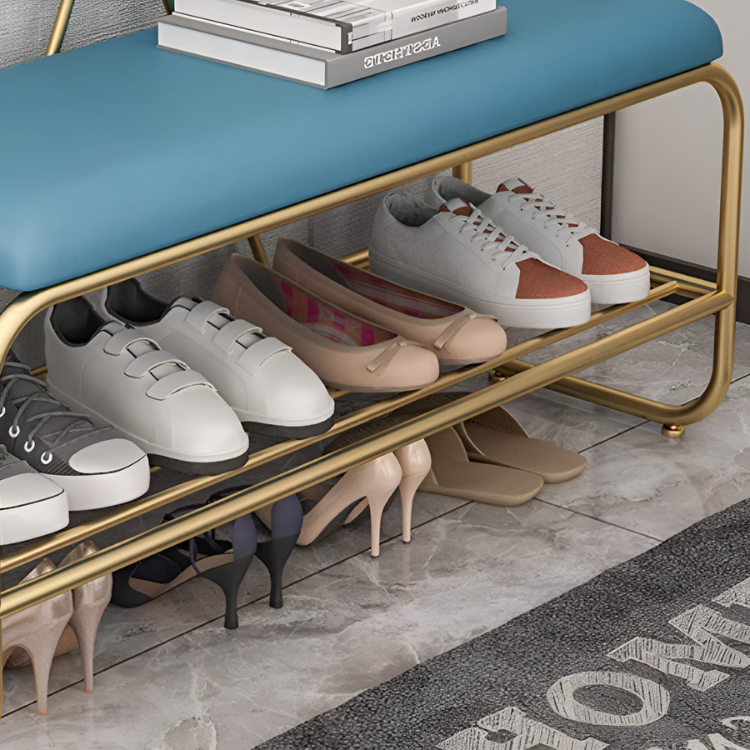 エレガントリボンシューズスツール