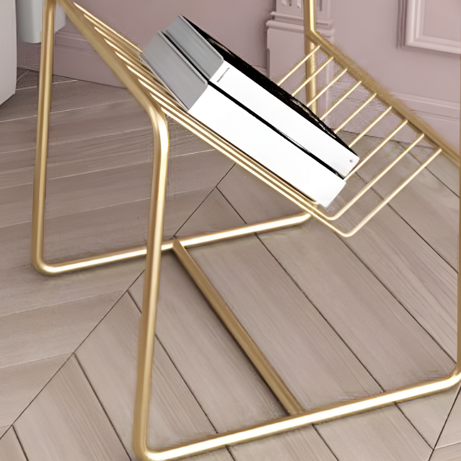 ライトラグジュアリーゴールドソファサイドテーブル