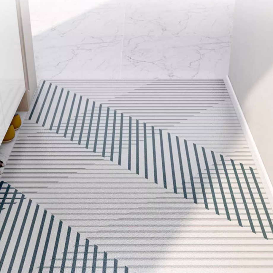 モダンデザイン玄関フロアマット