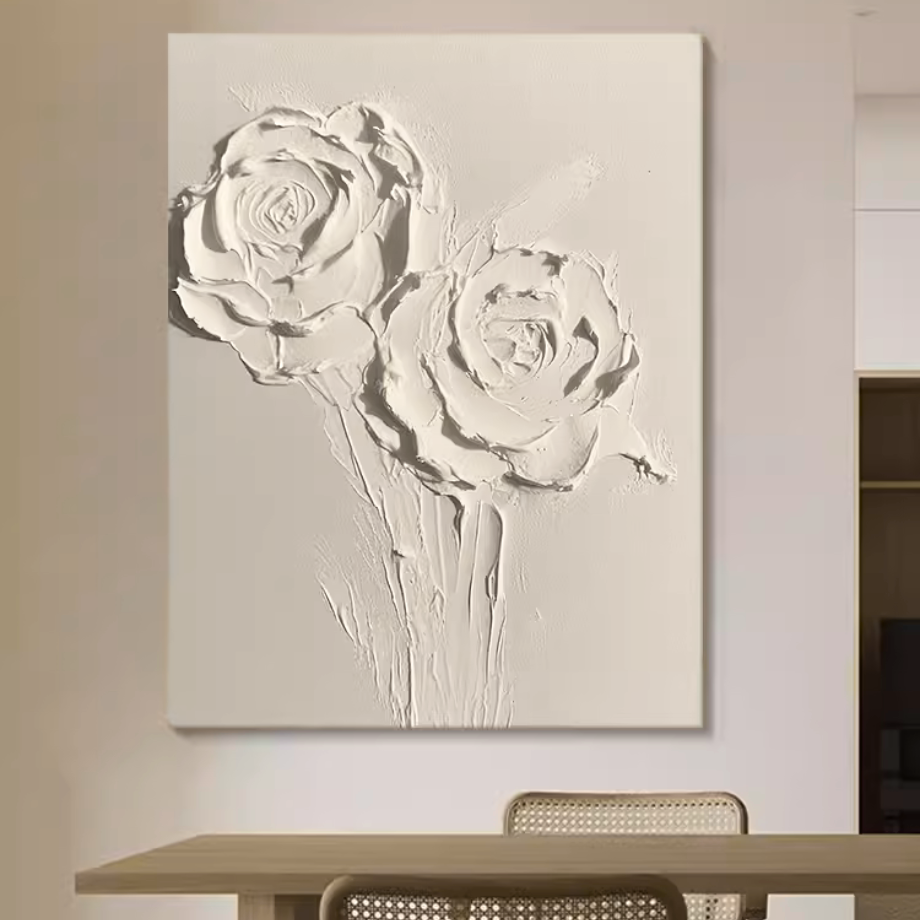 ナチュラルローズウォールアート