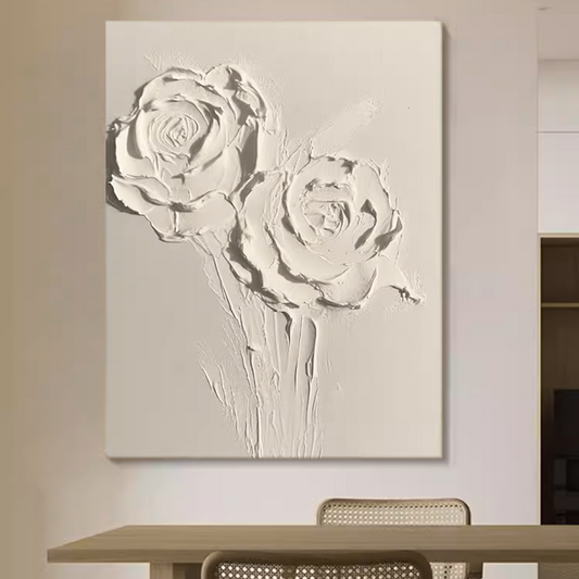 ナチュラルローズウォールアート