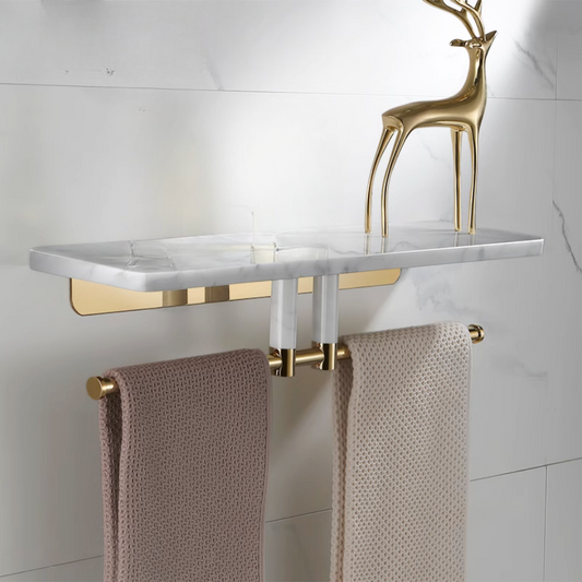 大理石ゴールドブラスマルチラック