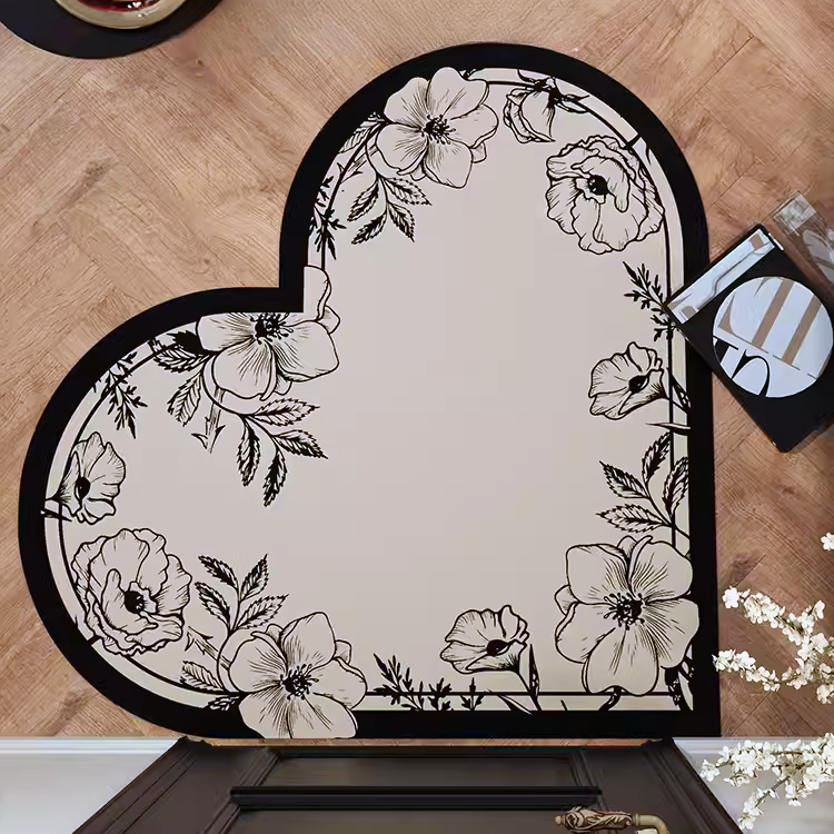 ボタニカルハートマルチマット