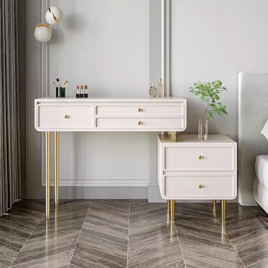 ソフトモダンクリームドレッシングテーブル