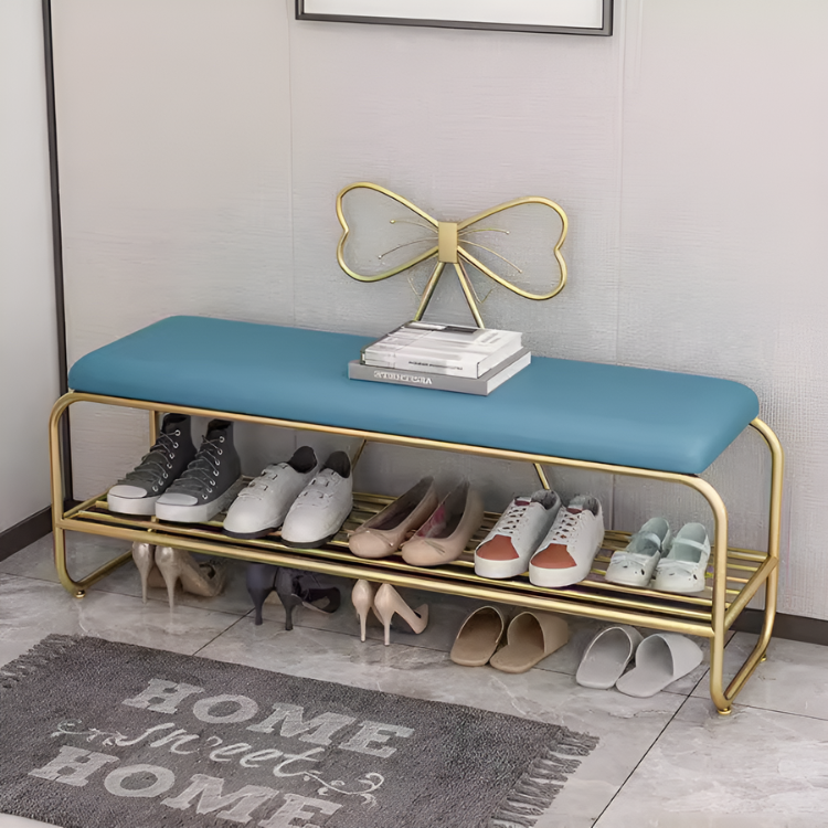 エレガントリボンシューズスツール