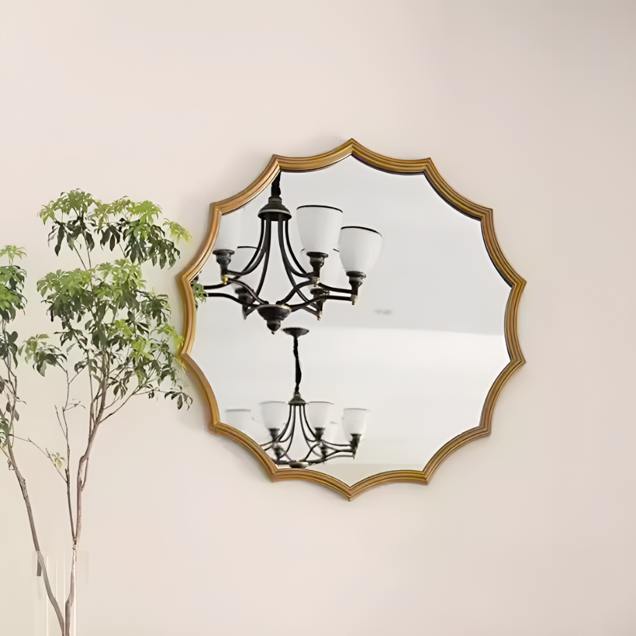 スマートヨーロピアンゴールドミラー