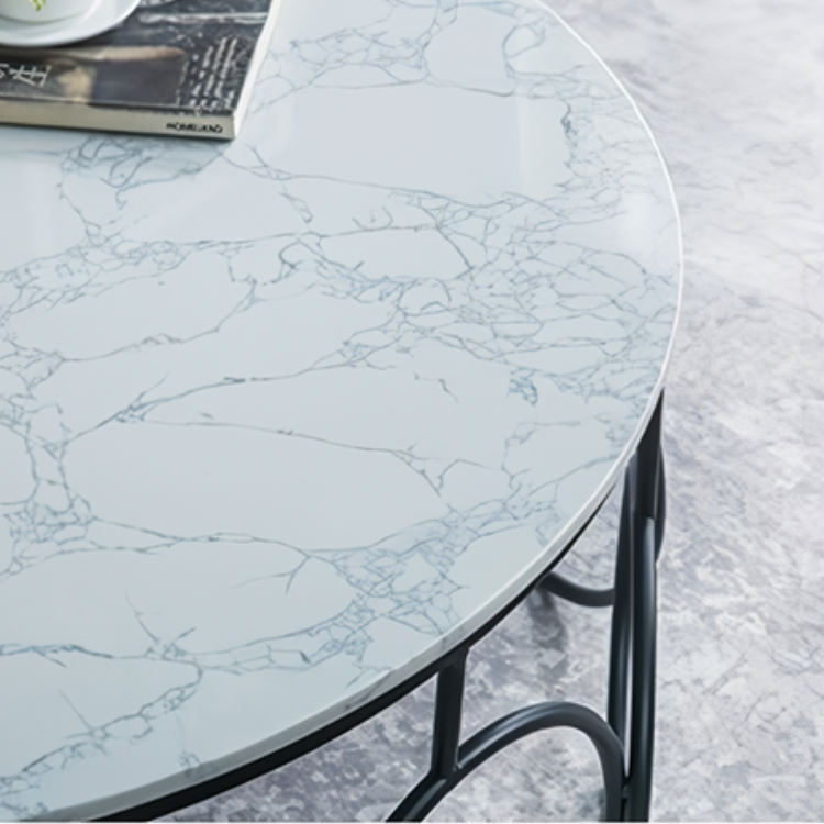 エレガントサークルコーヒーテーブル