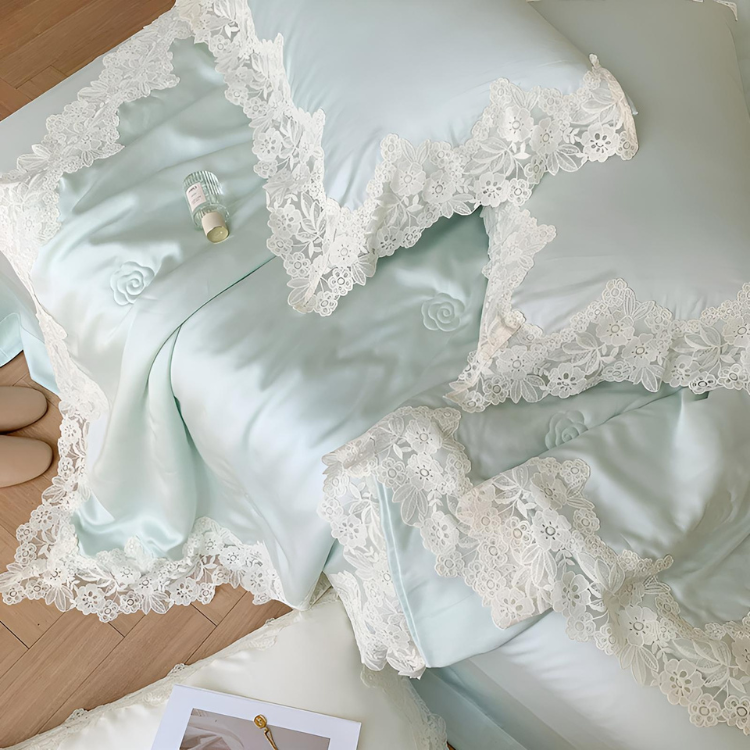 スウィートレースベッドリネン4点セット