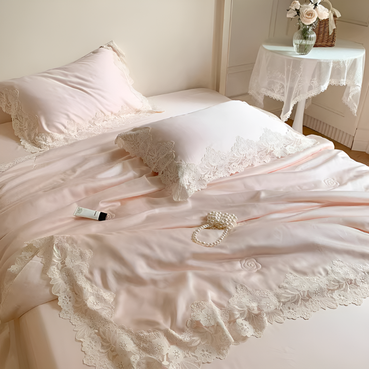 スウィートレースベッドリネン4点セット