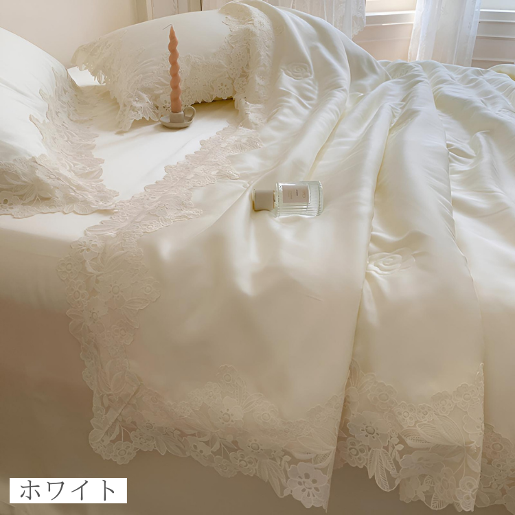 スウィートレースベッドリネン4点セット