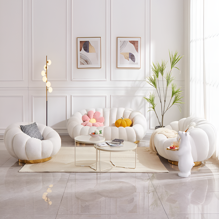 ラグジュアリーパンプキンソファ（ダブル＆トリプル）