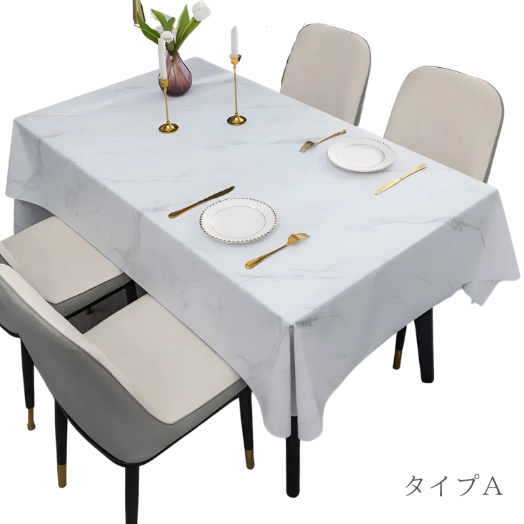 大理石柄プレミアムテーブルクロス