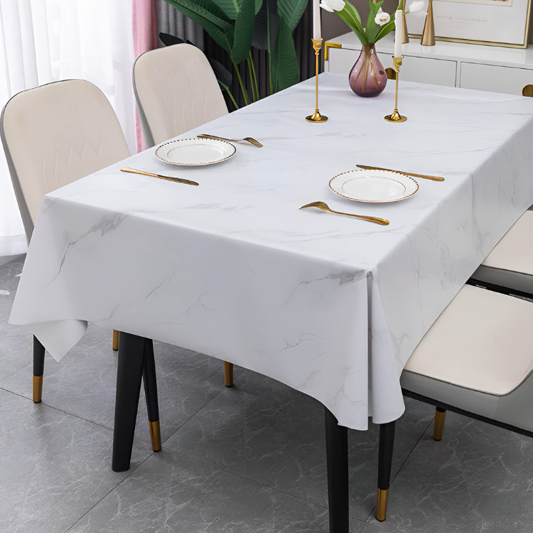 大理石柄プレミアムテーブルクロス