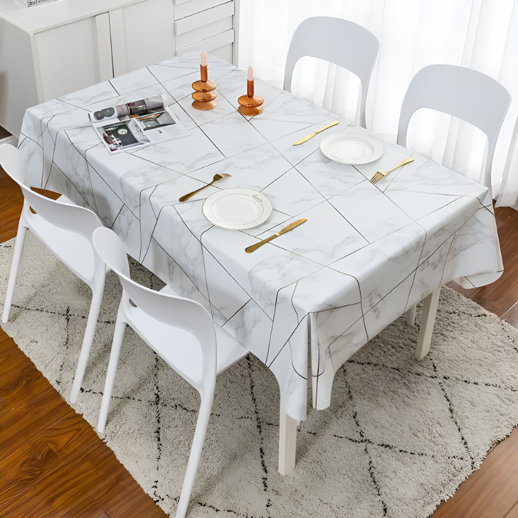 大理石柄プレミアムテーブルクロス