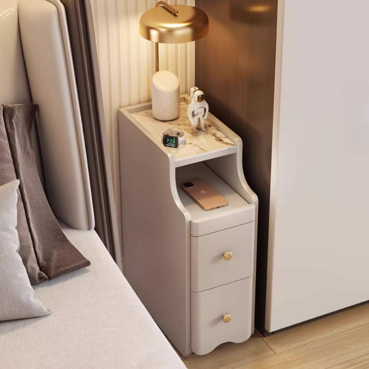 グレージュベッドサイドキャビネット