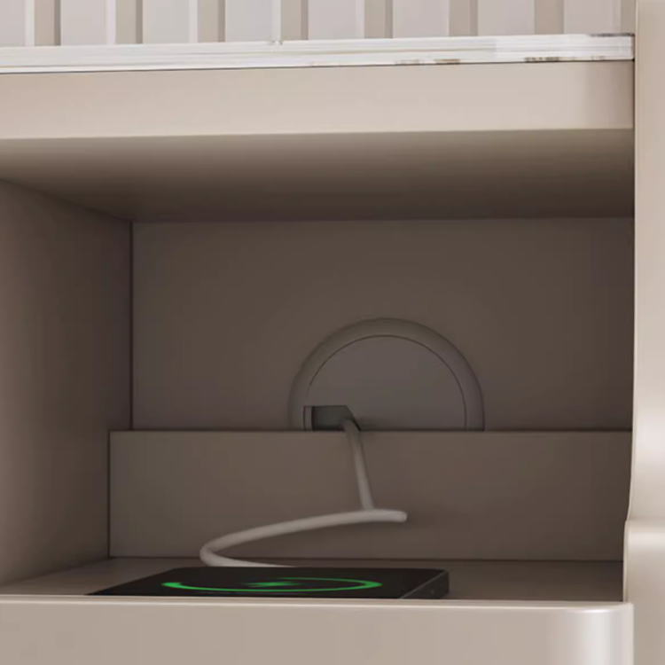 グレージュベッドサイドキャビネット