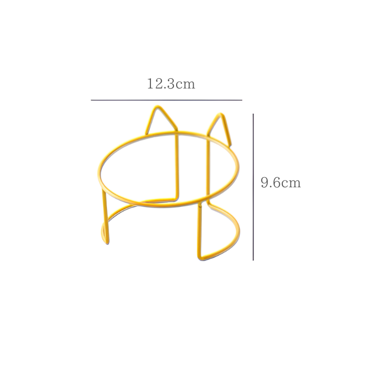 猫耳デザインフェミニンペットフードボウル