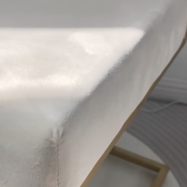 【即納商品】ホワイト×ゴールドドレッサーチェア