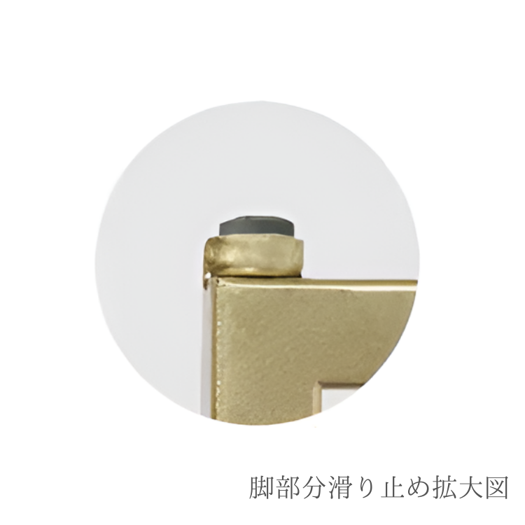 【即納商品】ホワイト×ゴールドドレッサーチェア