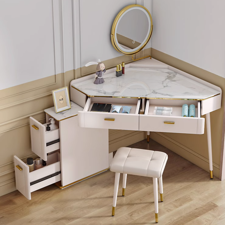 ラグジュアリーホワイトデスク＆チェア