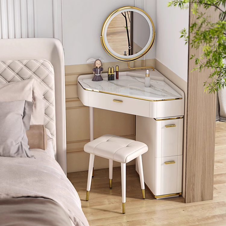 ラグジュアリーホワイトデスク＆チェア