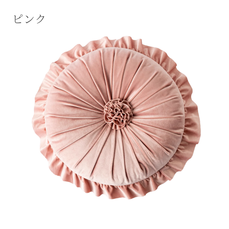 フラワーサークルギャザークッション